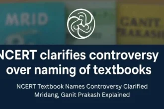 NCERT clarifies textbook name controversy