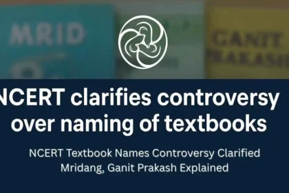 NCERT clarifies textbook name controversy