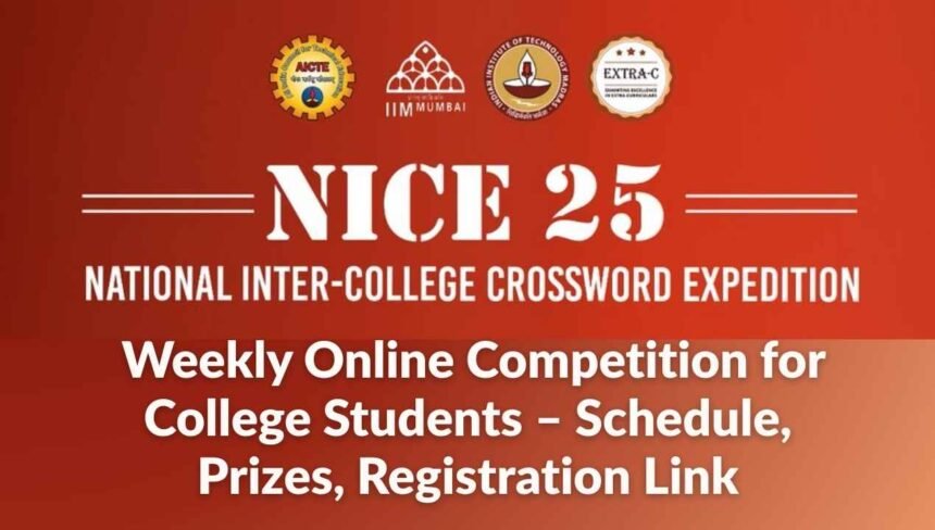 NICE 25- National Inter-College Crossword Expedition